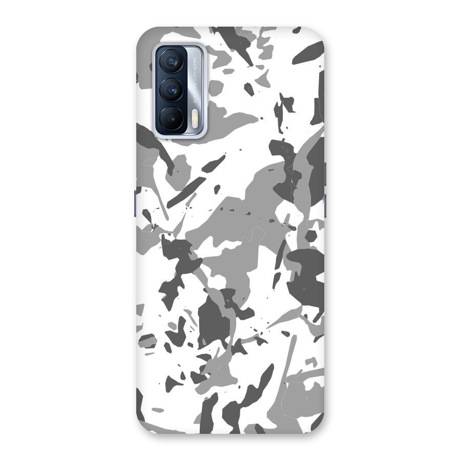 Grey Camouflage Army Back Case for Realme X7