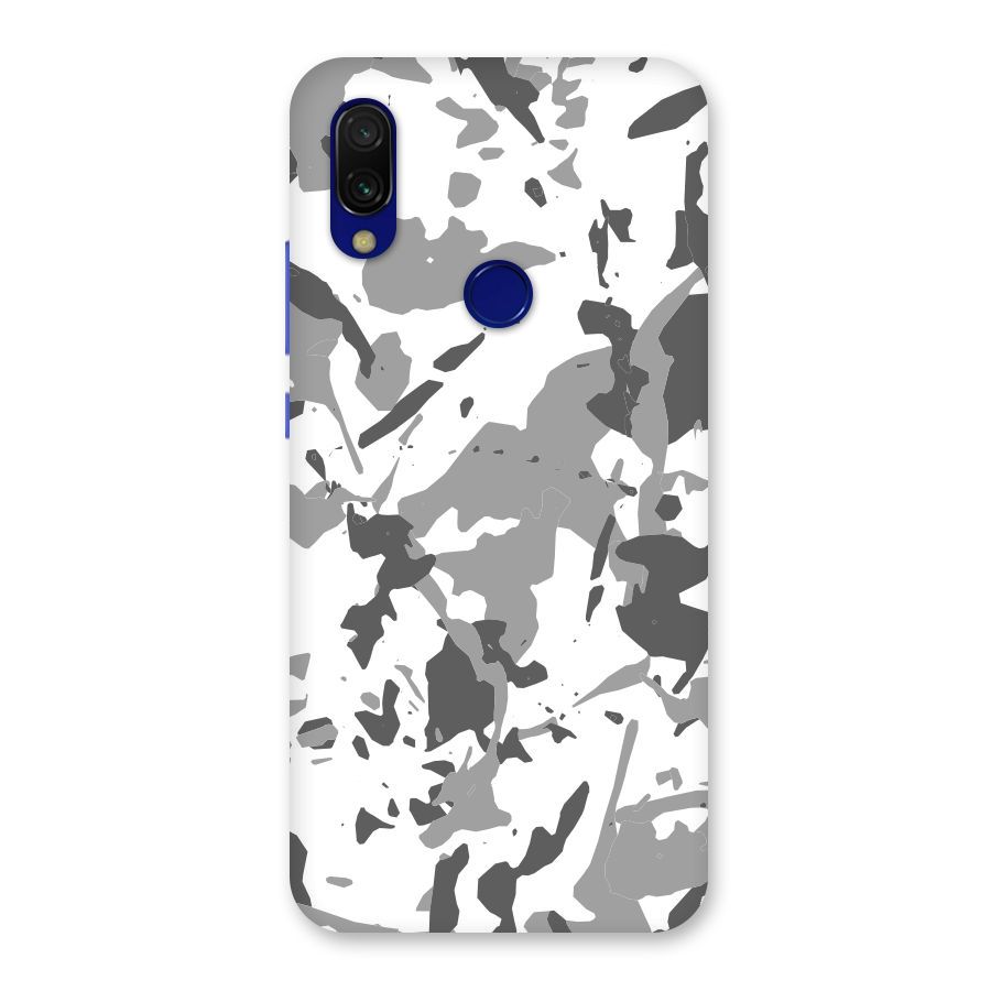 Grey Camouflage Army Back Case for Redmi 7