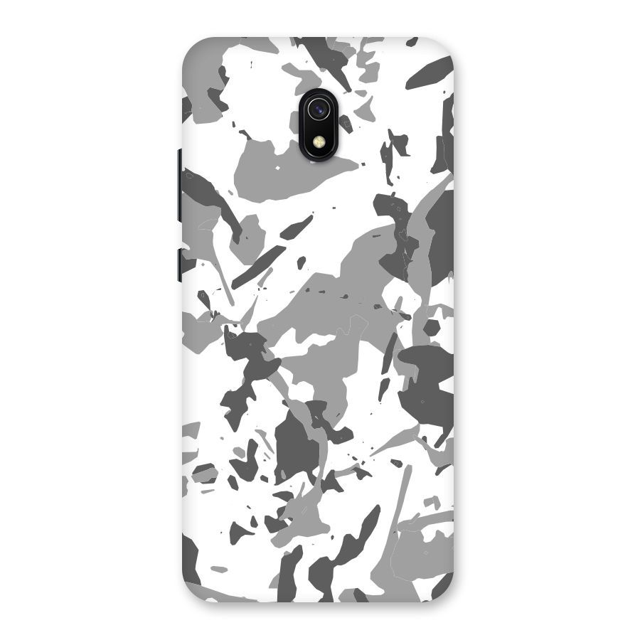 Grey Camouflage Army Back Case for Redmi 8A