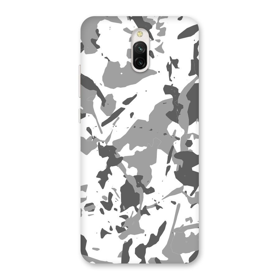 Grey Camouflage Army Back Case for Redmi 8A Dual