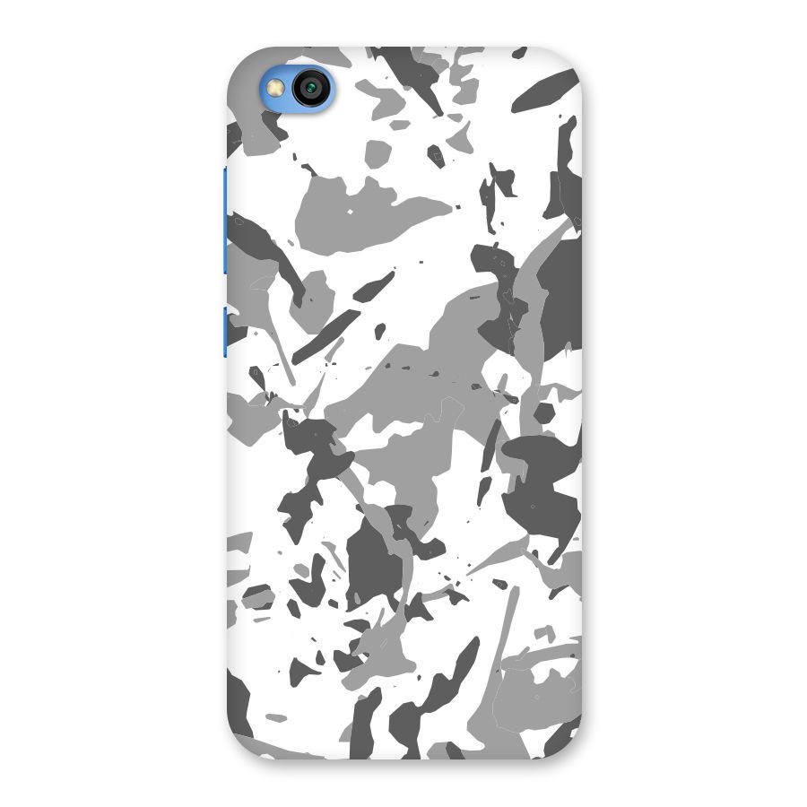 Grey Camouflage Army Back Case for Redmi Go