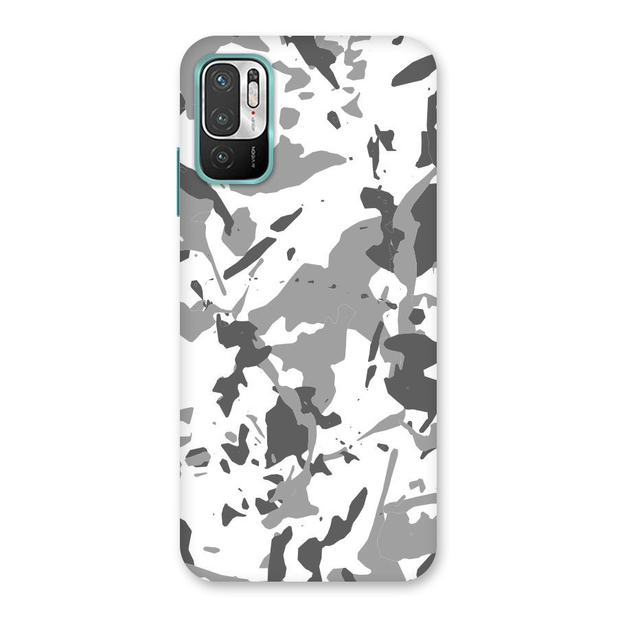 Grey Camouflage Army Back Case for Redmi Note 10T 5G
