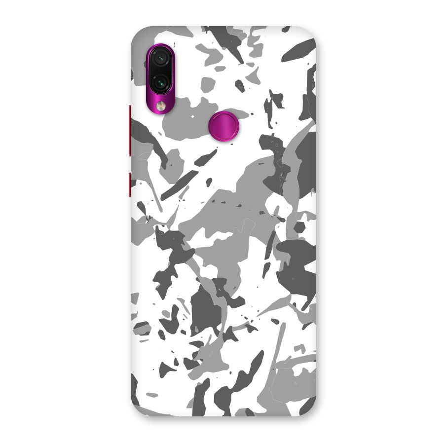Grey Camouflage Army Back Case for Redmi Note 7 Pro