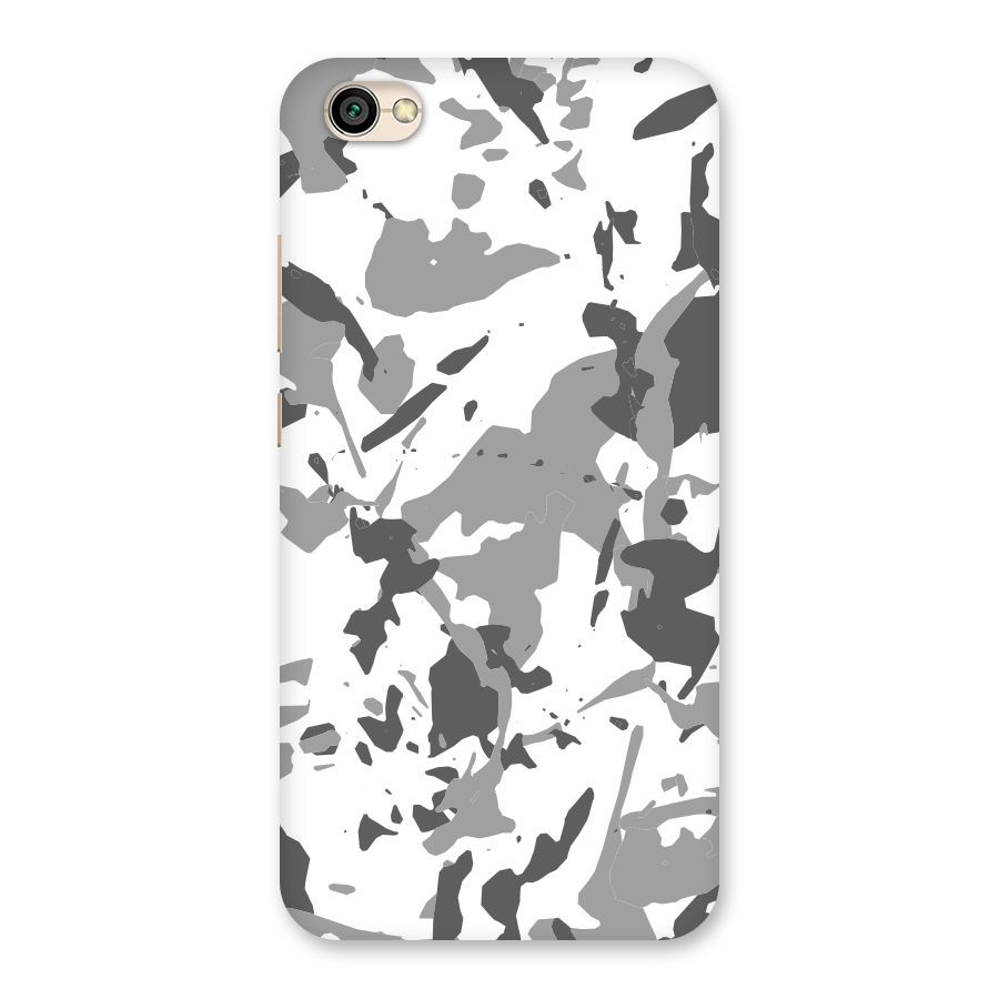 Grey Camouflage Army Back Case for Redmi Y1 Lite