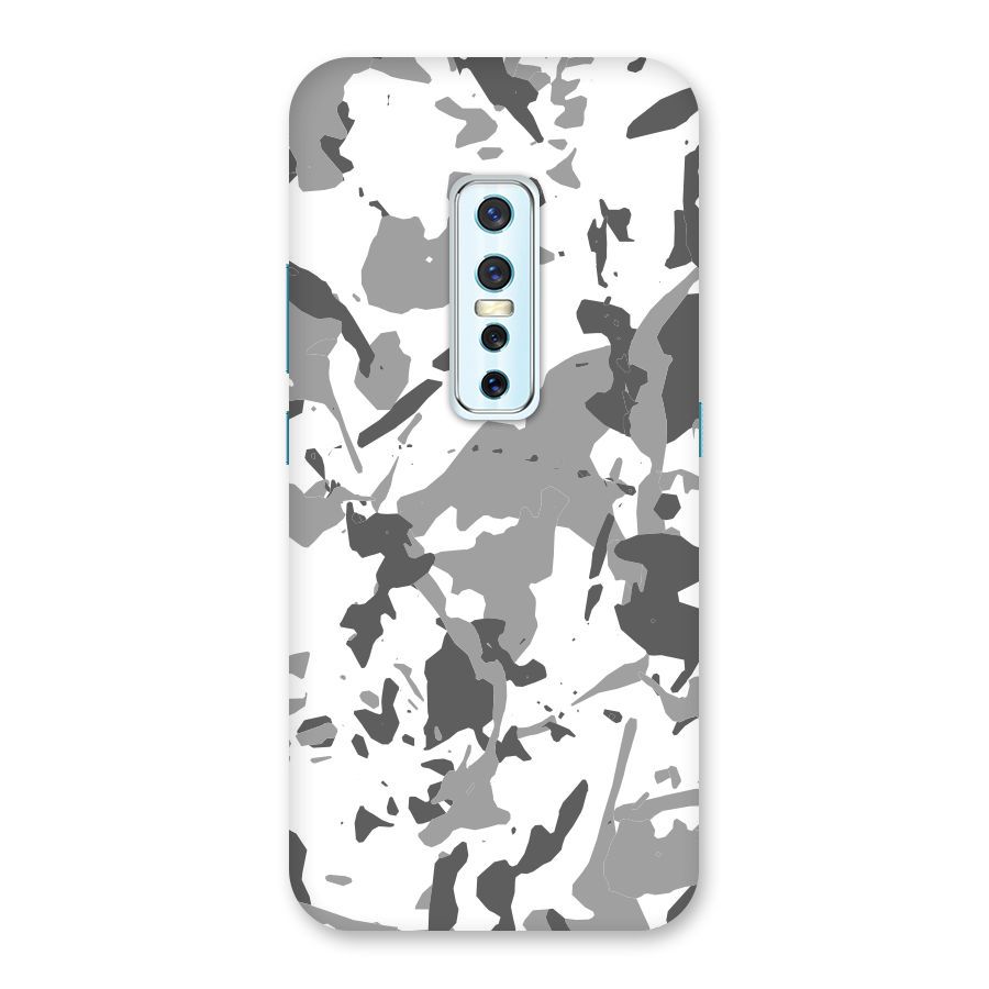Grey Camouflage Army Back Case for Vivo V17 Pro