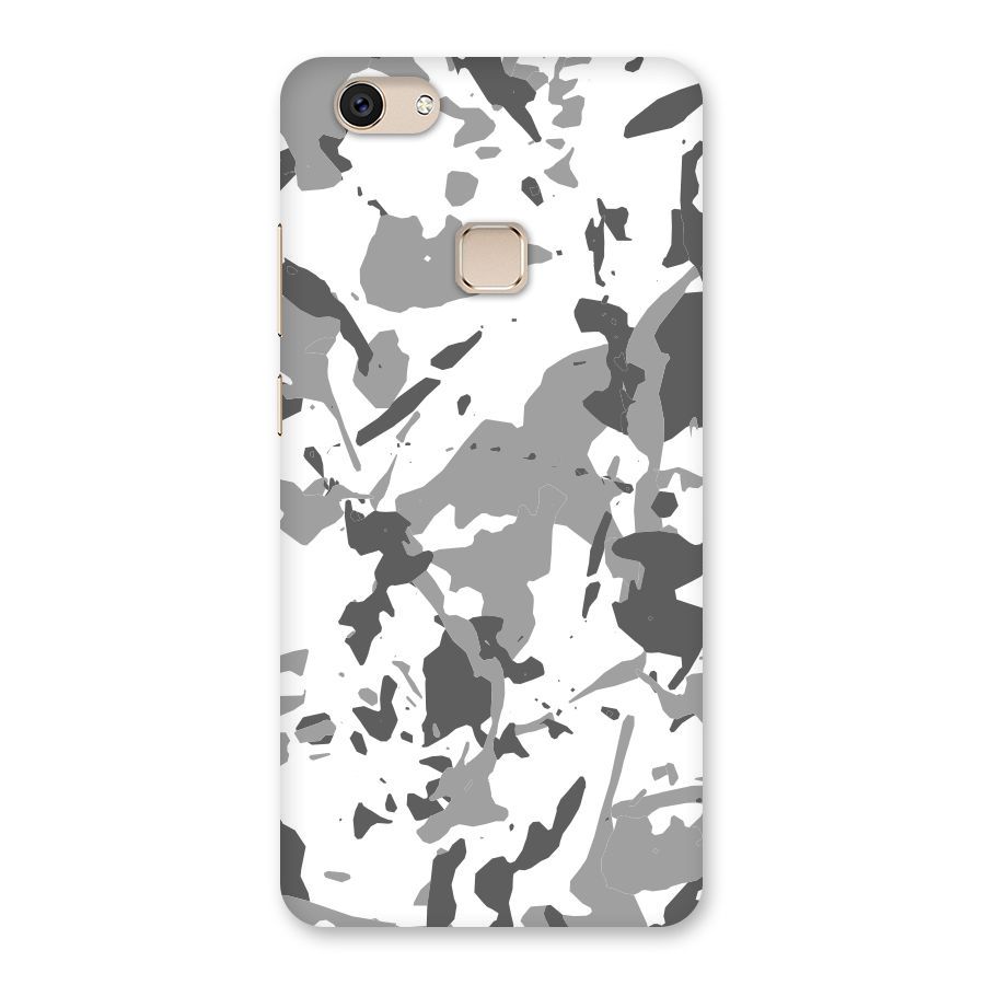 Grey Camouflage Army Back Case for Vivo V7