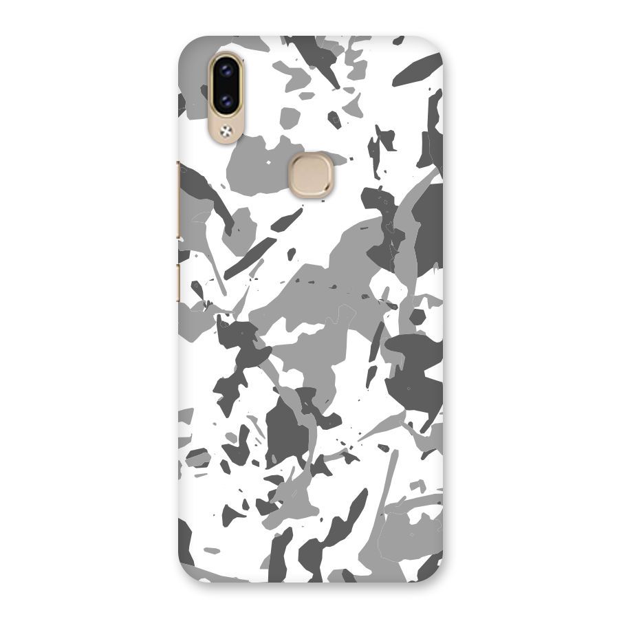Grey Camouflage Army Back Case for Vivo V9 Youth