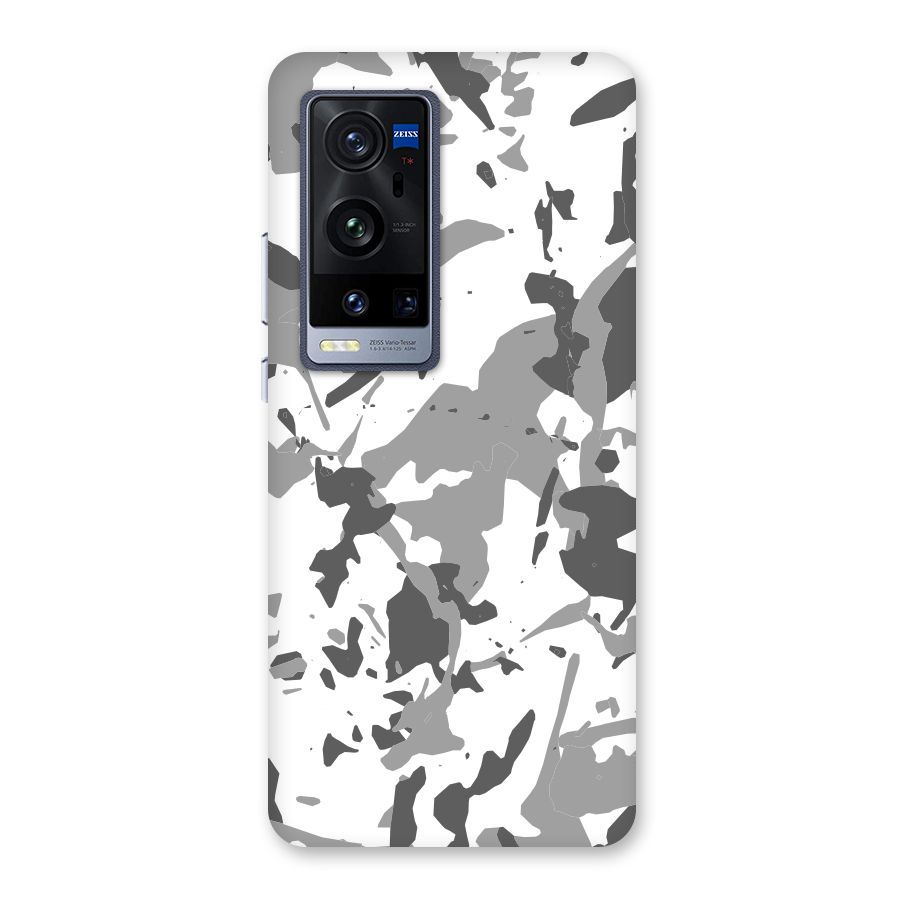 Grey Camouflage Army Back Case for Vivo X60 Pro Plus