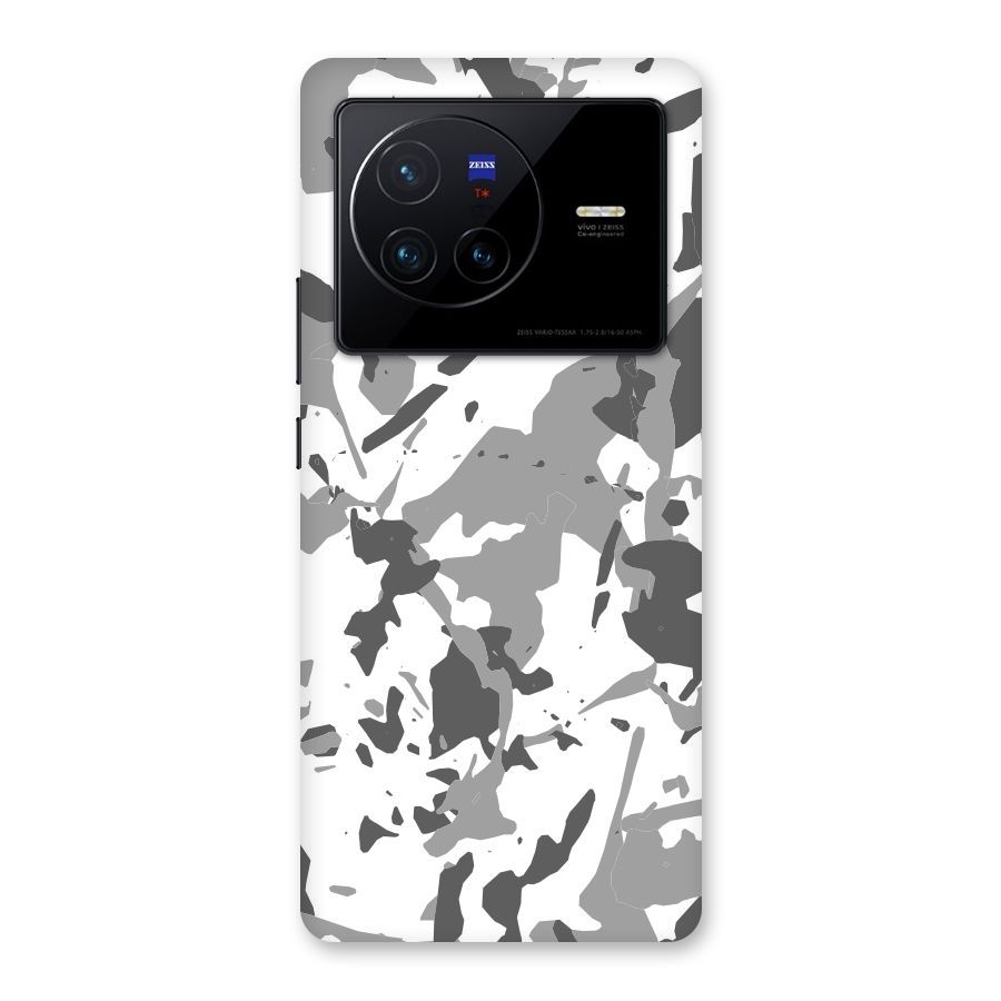 Grey Camouflage Army Back Case for Vivo X80