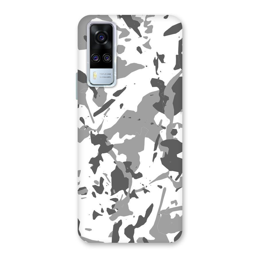 Grey Camouflage Army Back Case for Vivo Y31
