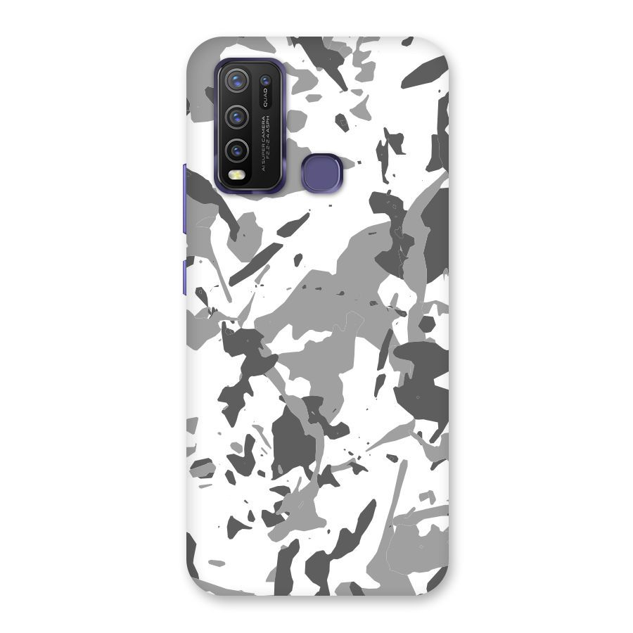 Grey Camouflage Army Back Case for Vivo Y50