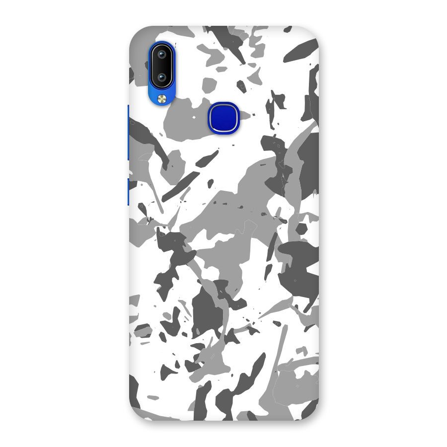 Grey Camouflage Army Back Case for Vivo Y91