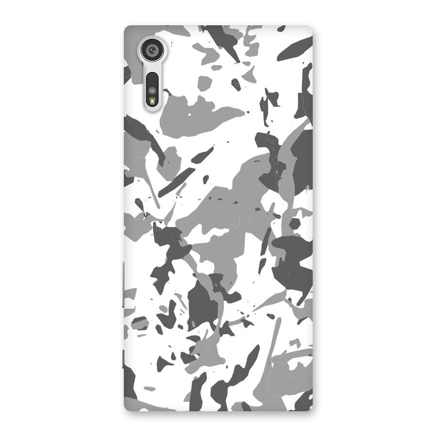 Grey Camouflage Army Back Case for Xperia XZ