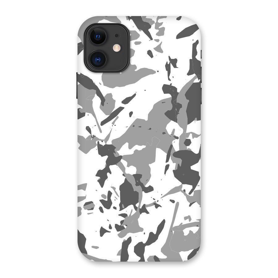 Grey Camouflage Army Back Case for iPhone 11