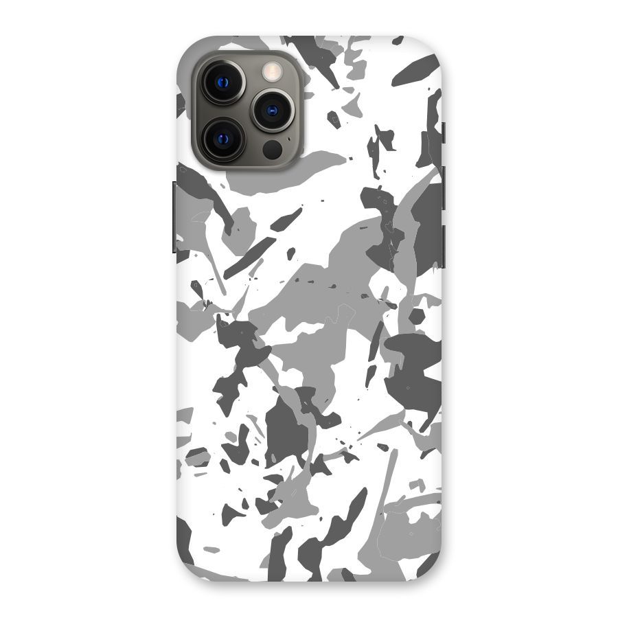 Grey Camouflage Army Back Case for iPhone 12 Pro Max