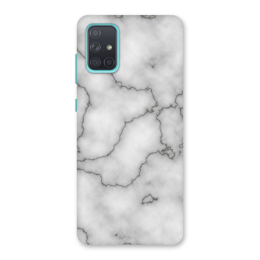Grey Marble Back Case for Galaxy A71