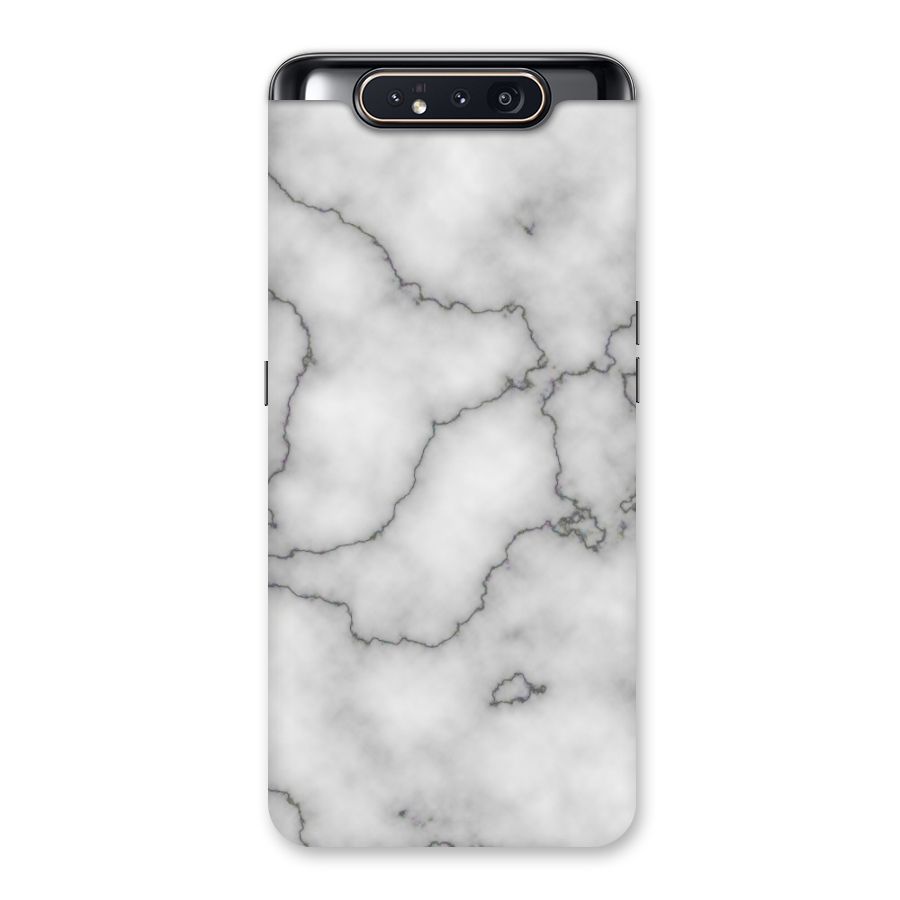 Grey Marble Back Case for Galaxy A80