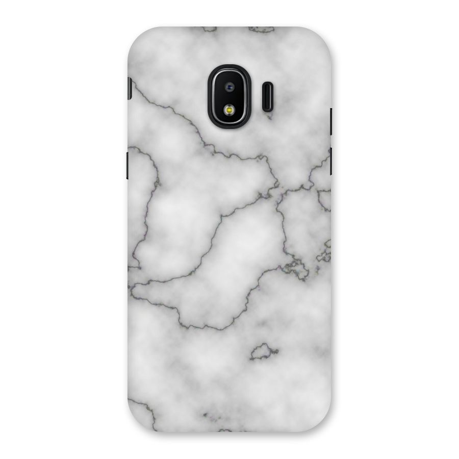 Grey Marble Back Case for Galaxy J2 Pro 2018