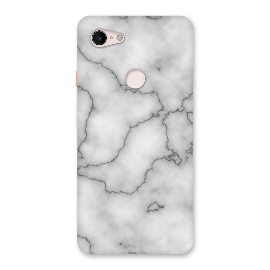 Grey Marble Back Case for Google Pixel 3 XL