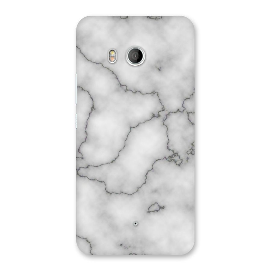 Grey Marble Back Case for HTC U11