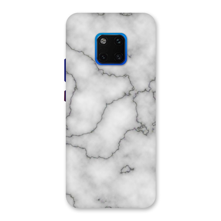 Grey Marble Back Case for Huawei Mate 20 Pro
