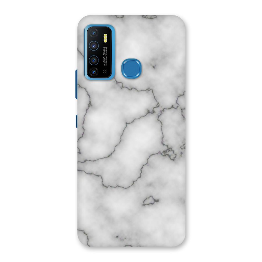 Grey Marble Back Case for Infinix Hot 9