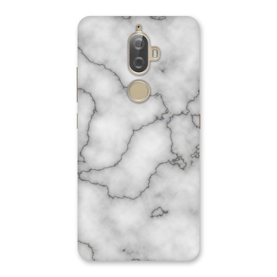 Grey Marble Back Case for Lenovo K8 Plus