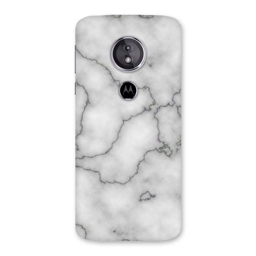 Grey Marble Back Case for Moto E5