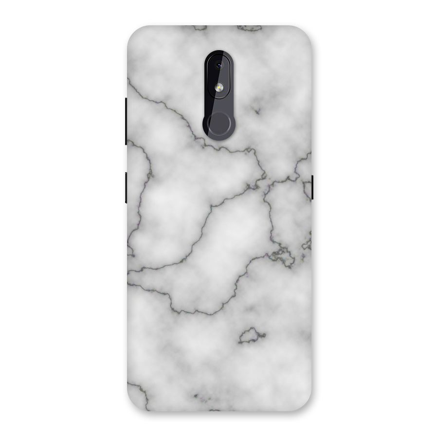 Grey Marble Back Case for Nokia 3.2