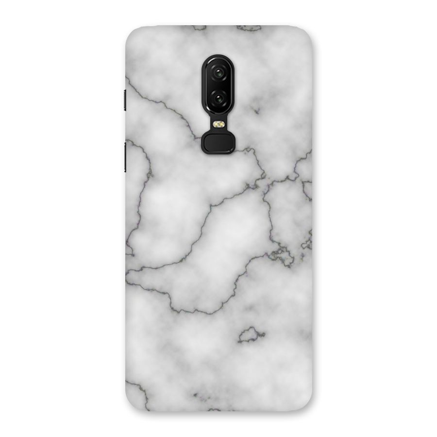 Grey Marble Back Case for OnePlus 6