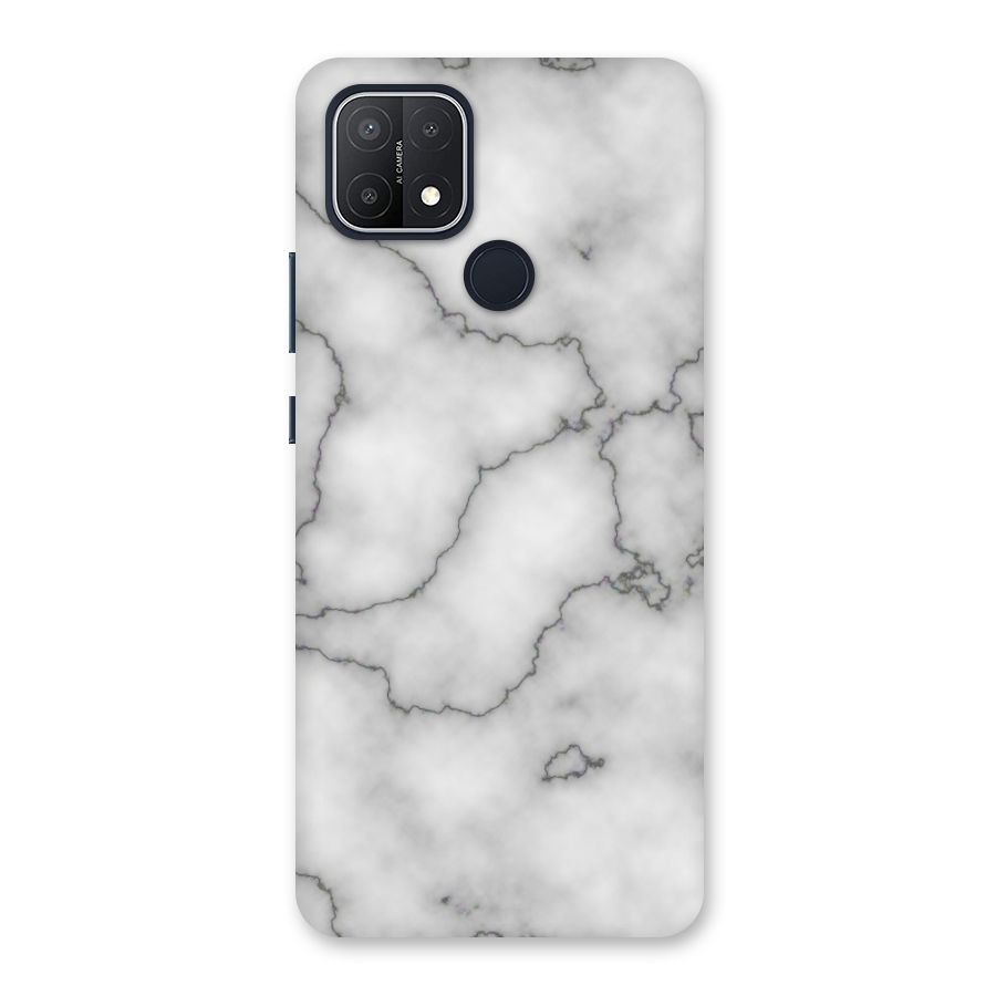 Grey Marble Back Case for Oppo A15