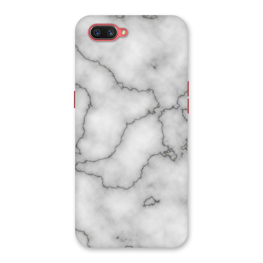 Grey Marble Back Case for Oppo A3s