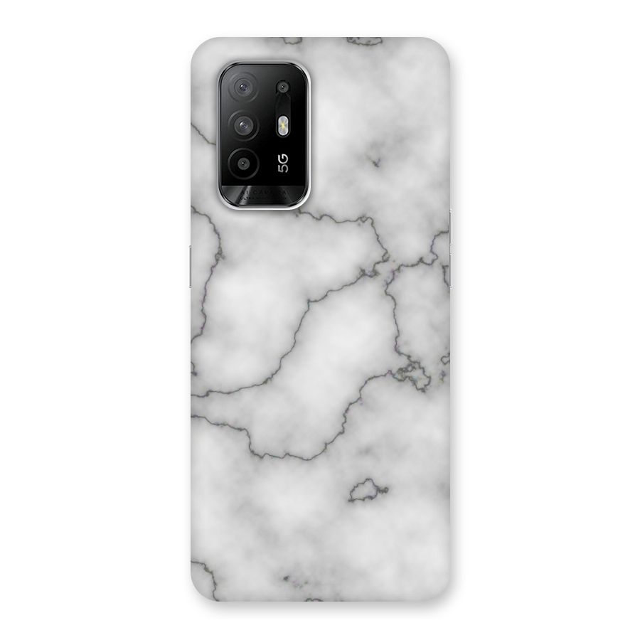 Grey Marble Back Case for Oppo F19 Pro Plus 5G
