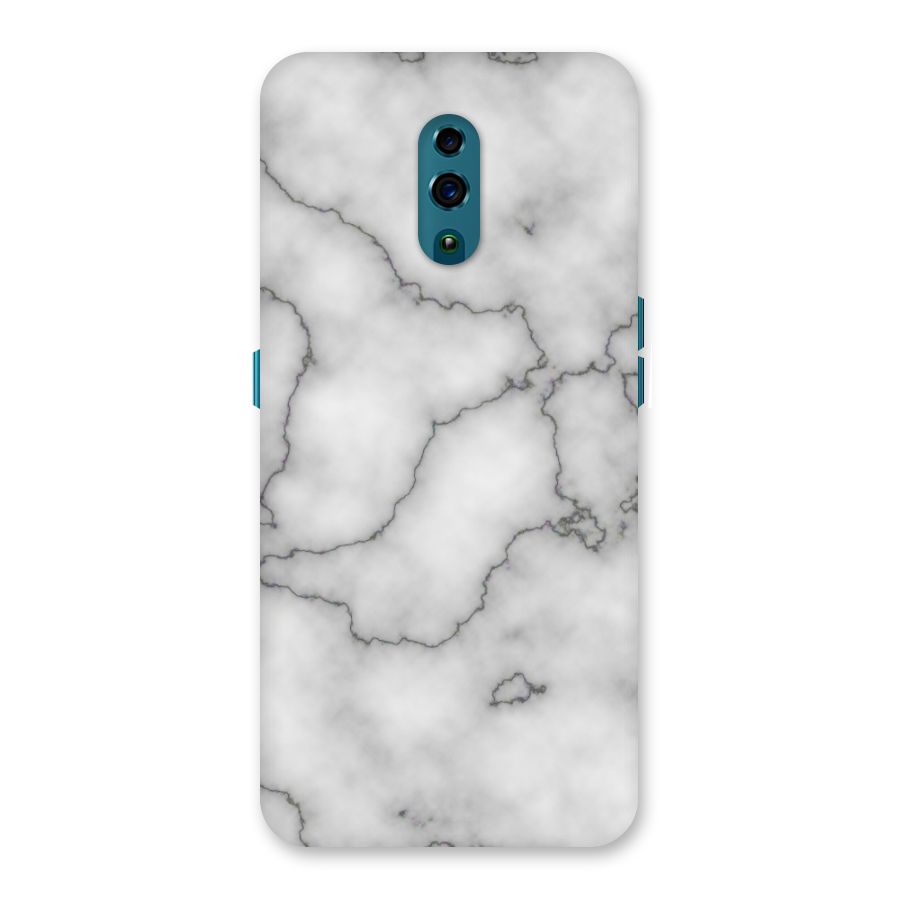 Grey Marble Back Case for Oppo Reno