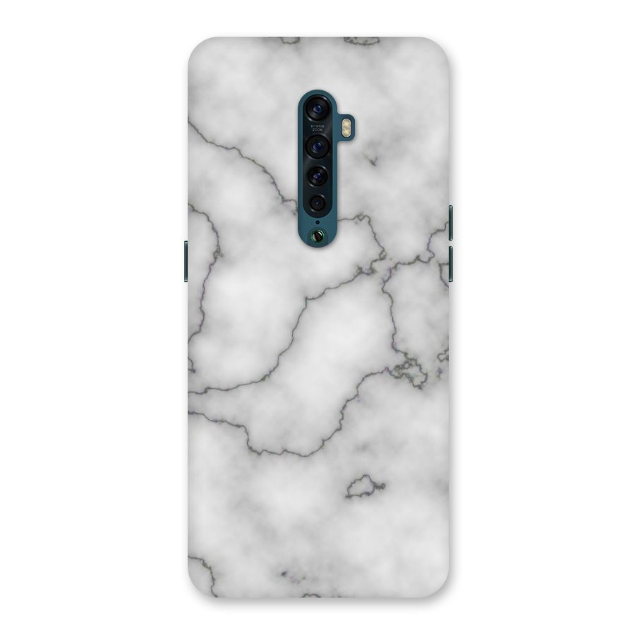 Grey Marble Back Case for Oppo Reno2