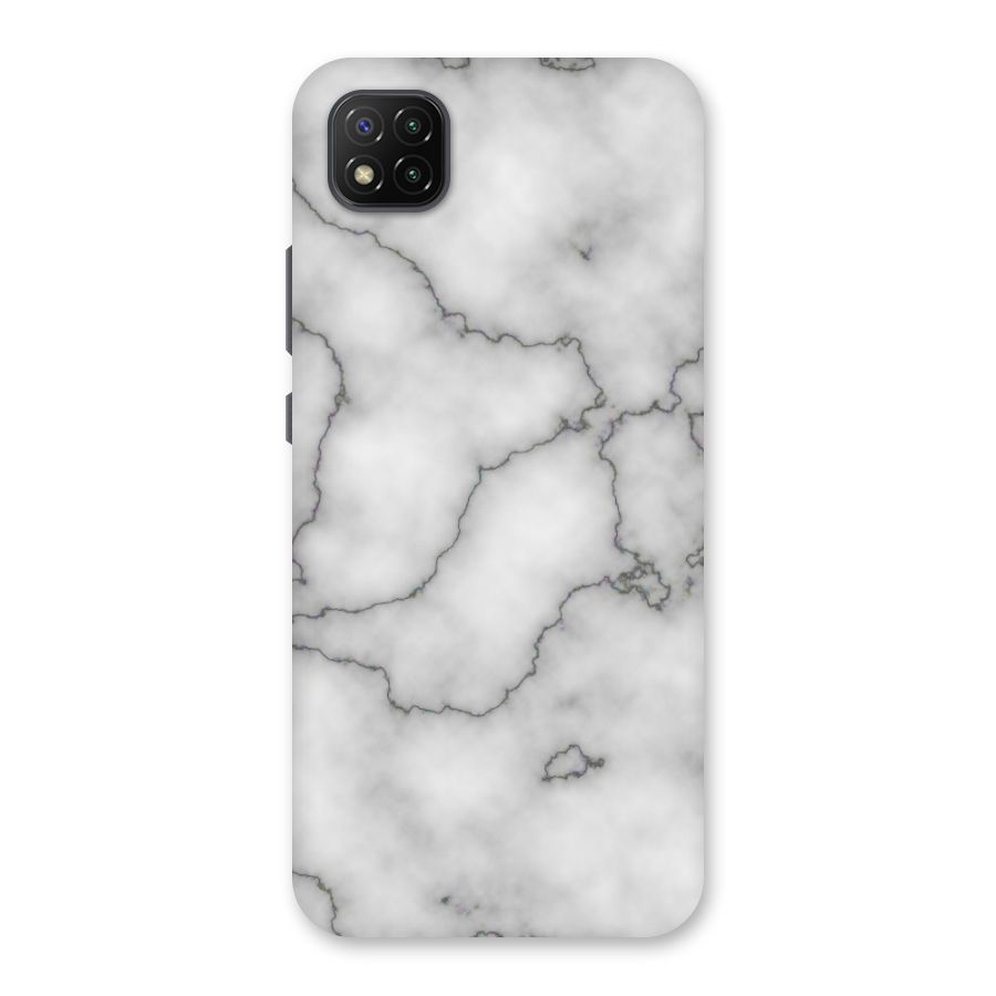 Grey Marble Back Case for Poco C3