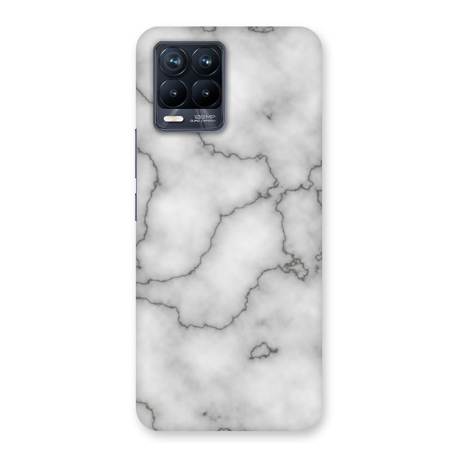 Grey Marble Back Case for Realme 8 Pro