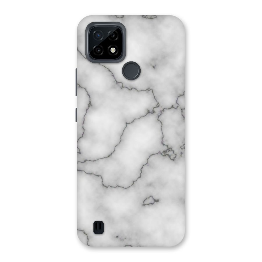 Grey Marble Back Case for Realme C21