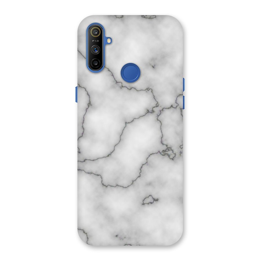 Grey Marble Back Case for Realme Narzo 10A
