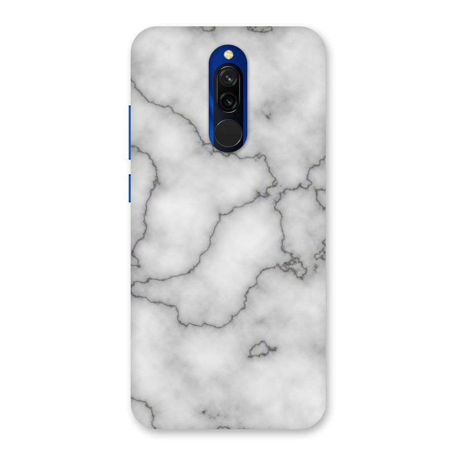 Grey Marble Back Case for Redmi 8