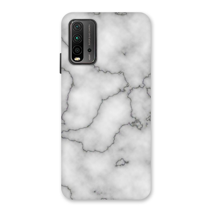 Grey Marble Back Case for Redmi 9 Power
