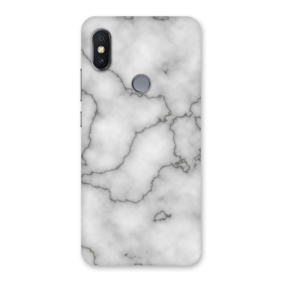 Grey Marble Back Case for Redmi Y2