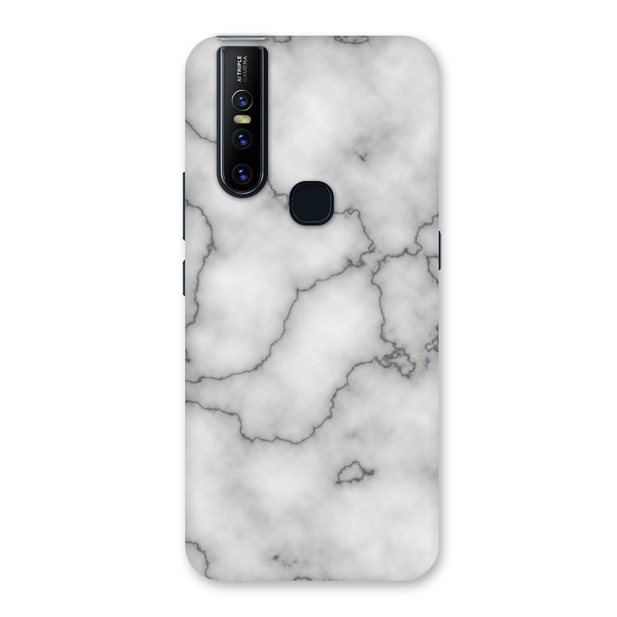 Grey Marble Back Case for Vivo V15
