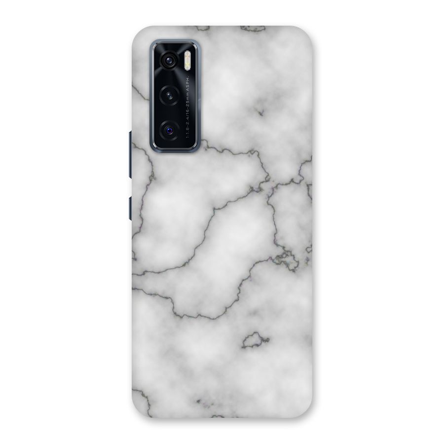 Grey Marble Back Case for Vivo V20 SE