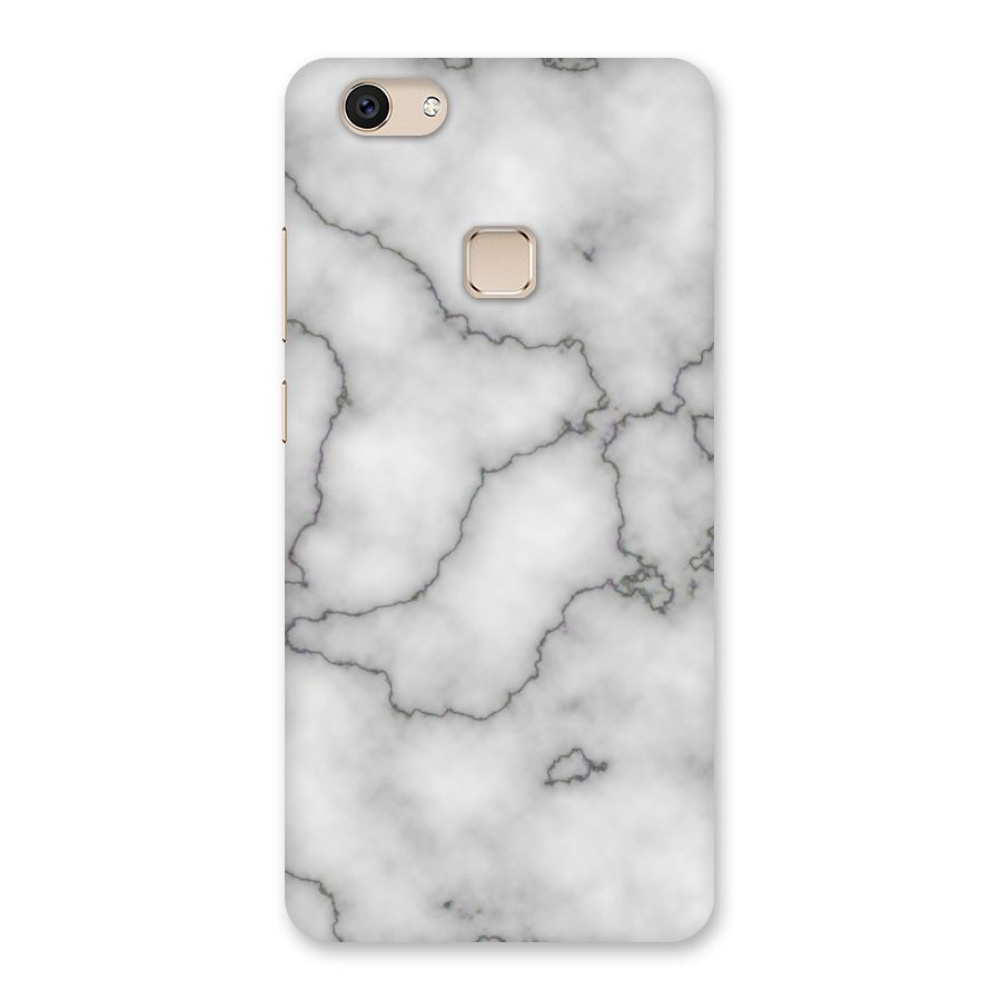 Grey Marble Back Case for Vivo V7