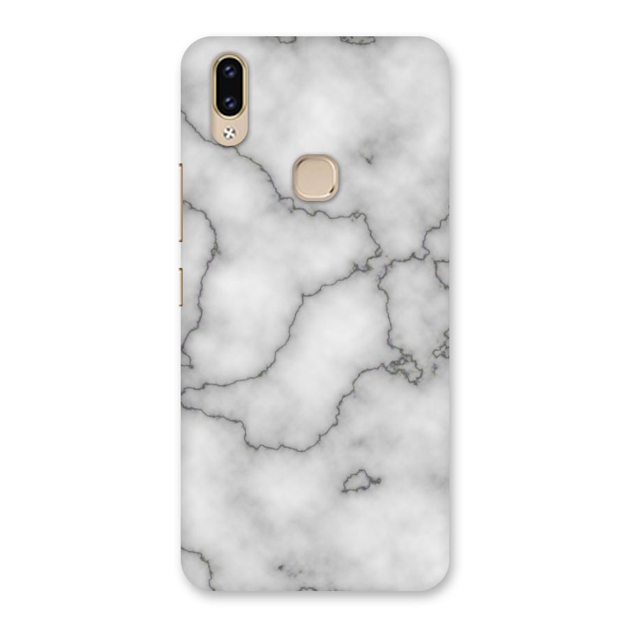 Grey Marble Back Case for Vivo V9 Youth