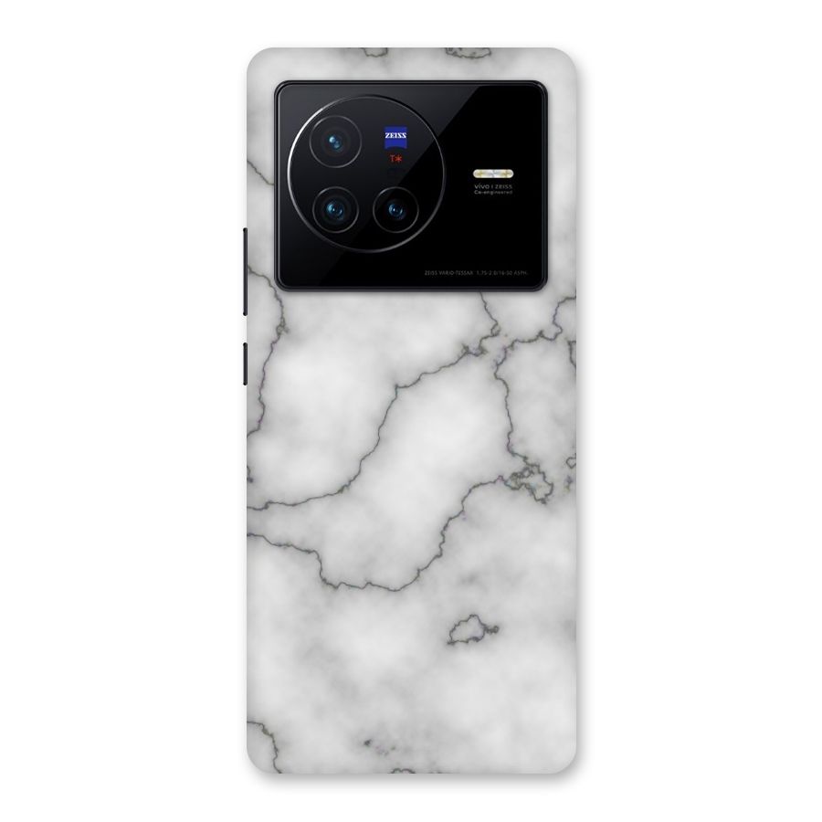 Grey Marble Back Case for Vivo X80