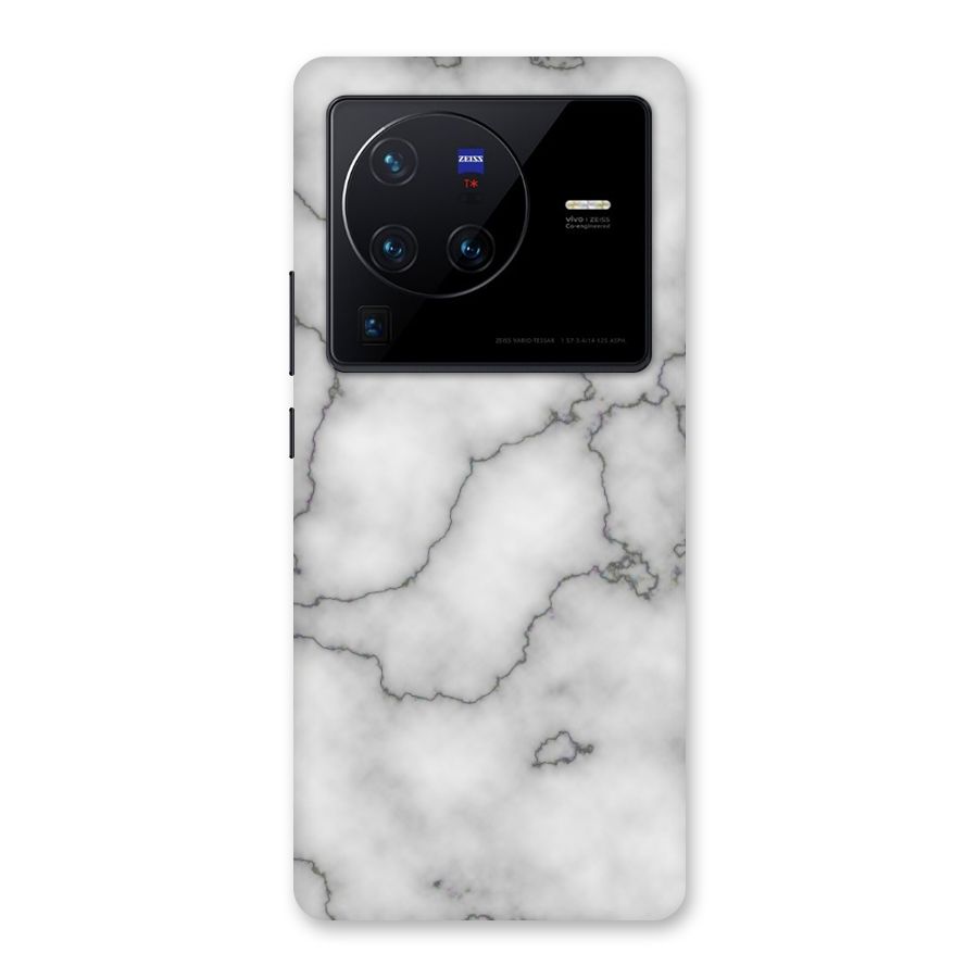 Grey Marble Back Case for Vivo X80 Pro