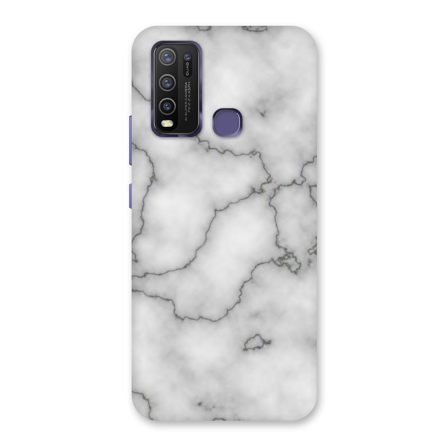 Grey Marble Back Case for Vivo Y50