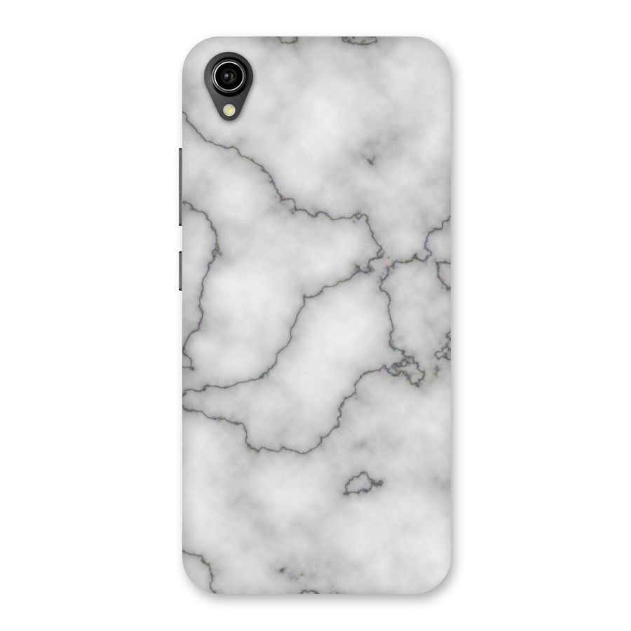 Grey Marble Back Case for Vivo Y90